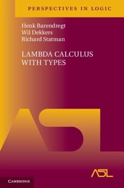 Lambda Calculus with Types (eBook, PDF) - Barendregt, Henk