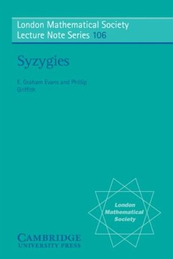 Syzygies (eBook, PDF) - Evans, E. Graham