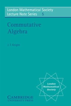 Commutative Algebra (eBook, PDF) - Knight, J. T.