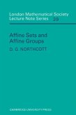 Affine Sets and Affine Groups (eBook, PDF)