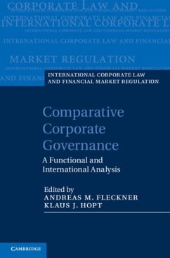 Cover Comparative Corporate Governance (eBook, PDF)
