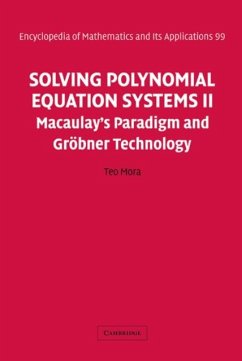 Solving Polynomial Equation Systems II (eBook, PDF) - Mora, Teo