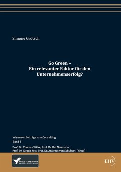 Go Green - Ein relevanter Faktor für den Unternehmenserfolg? (eBook, ePUB) - Grötsch, Simone