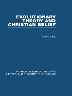 Evolutionary Theory and Christian Belief (eBook, ePUB) - Lack, David