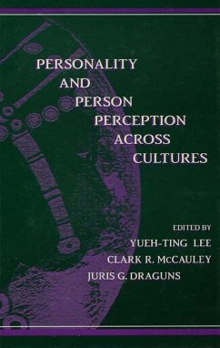 Personality and Person Perception Across Cultures (eBook, PDF)