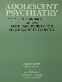 Cover Adolescent Psychiatry, V. 24 (eBook, PDF)