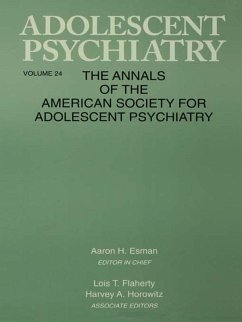 Adolescent Psychiatry, V. 24 (eBook, ePUB)