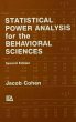 Statistical Power Analysis for the... - Bild 1