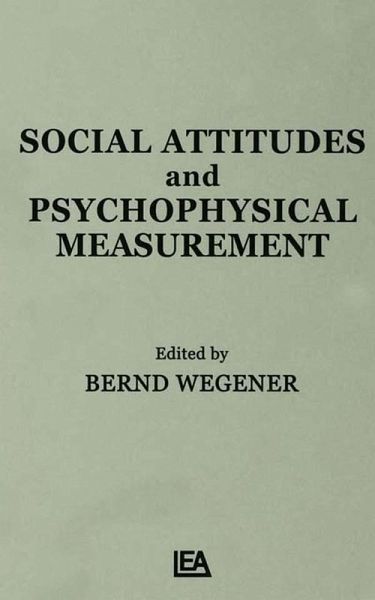 Social Attitudes and Psychophysical Measurement (eBook, ePUB)