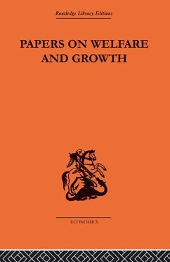 Cover Papers on Welfare and Growth (eBook, ePUB)