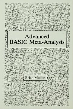 Cover Advanced Basic Meta-analysis (eBook, ePUB)