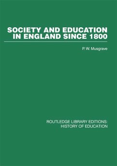 Society and Education in England Since 1800 (eBook, ePUB)