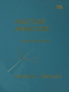 Factor Analysis (eBook, PDF) - Gorsuch, Richard L.