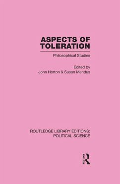 Cover Aspects of Toleration Routledge Library Editions: Political Science Volume 41 (eBook, ePUB)