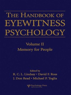 Cover The Handbook of Eyewitness Psychology: Volume II (eBook, ePUB)