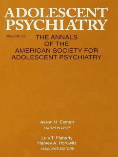 Cover Adolescent Psychiatry, V. 23 (eBook, PDF)