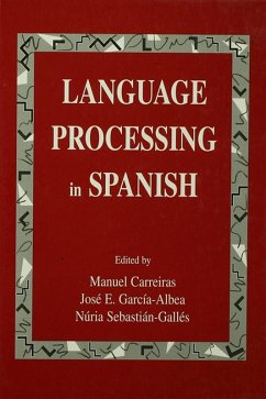 Language Processing in Spanish (eBook, PDF)