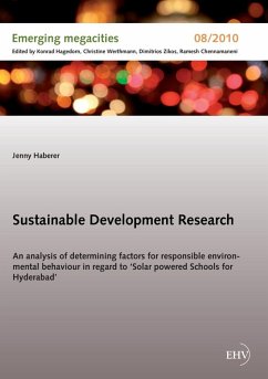 Cover Sustainable Development Research (eBook, ePUB)