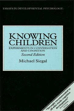 Knowing Children (eBook, ePUB) - Siegal, Michael