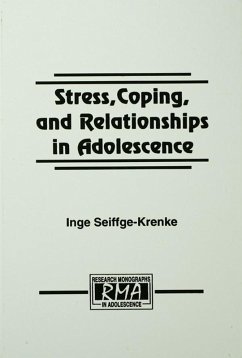 Stress, Coping, and Relationships in Adolescence (eBook, PDF) - Seiffge-Krenke, Inge