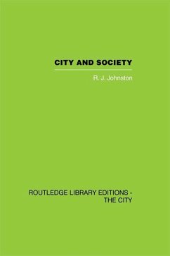 City and Society (eBook, ePUB) - Johnston, R. J.