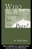 Who Speaks for the Poor (eBook, PDF)