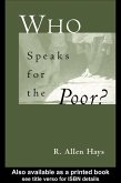 Who Speaks for the Poor (eBook, ePUB)