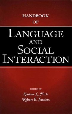 Handbook of Language and Social Interaction (eBook, ePUB)