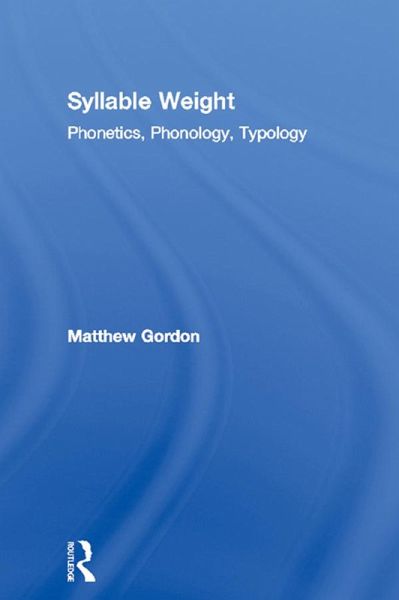 Syllable Weight (eBook, PDF) Syllable Weight (eBook, PDF)