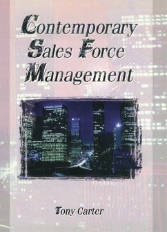 Contemporary Sales Force Management (eBook, PDF) - Winston, William; Carter, Tony