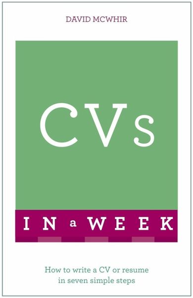 CVs In A Week (eBook, ePUB) CVs In A Week (eBook, ePUB)
