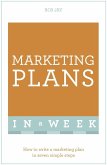 Marketing Plans In A Week (eBook, ePUB)