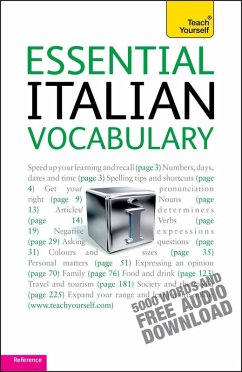 Essential Italian Vocabulary: Teach Yourself (eBook, ePUB) - Zollo, Mike