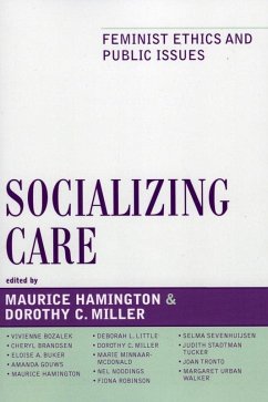 Socializing Care (eBook, ePUB)