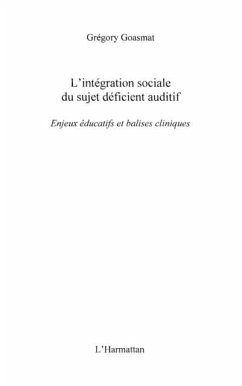 L'integration sociale du sujetdeficient (eBook, PDF)