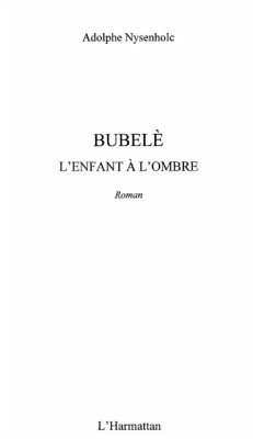 Cover Bubele l'enfant a l'ombre (eBook, PDF)