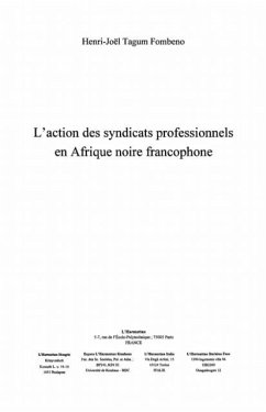 Action syndicats professionnels afrique (eBook, PDF)