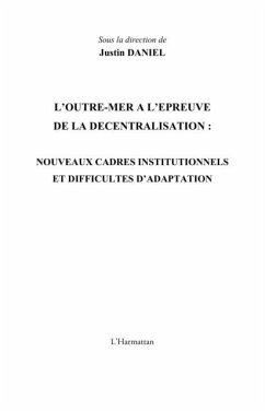 Outre-mer a l'epreuve de la decentralisa (eBook, PDF)