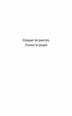 Cover Eduquer les pauvres, former lepeuple (eBook, PDF)