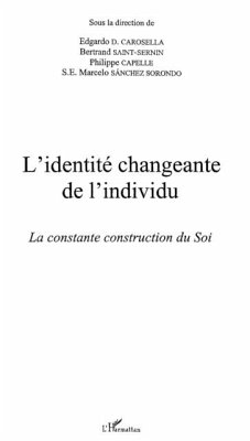 L'identite changeante de l'individu - la constante construct (eBook, PDF) - Collectif