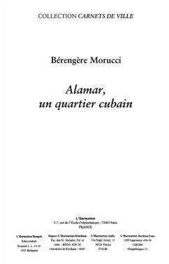 Cover Alamar un quartier cubain (eBook, PDF)
