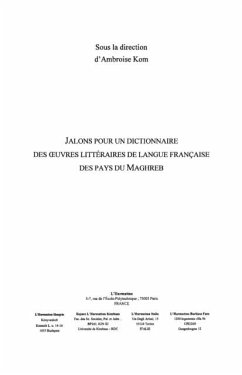 Jalons pour dictionnaire oeuvres littera (eBook, PDF)