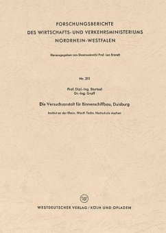 Die Versuchsanstalt für Binnenschiffbau, Duisburg - Sturtzel, Wilhelm