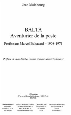 Balta aventurier de la peste (eBook, PDF)