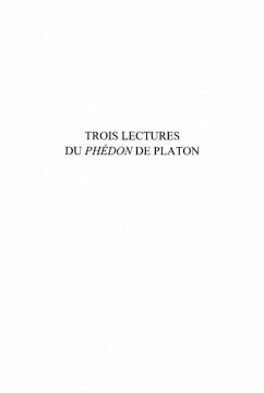 Trois lectures du phedon de platon (eBook, PDF)