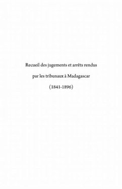 Recueil des jugements et arrEts rendus par les tribunaux A m (eBook, PDF)