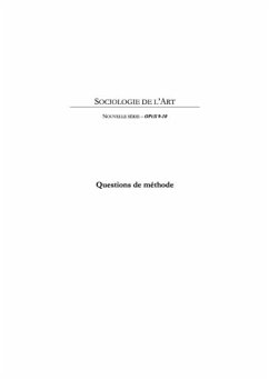 Cover Sociologie de l'art opus no. 9-10 (eBook, PDF)
