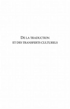 De la traduction et des transferts cultu (eBook, PDF)