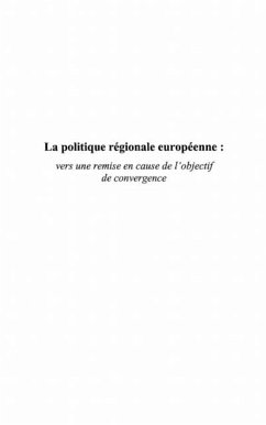 Cover Politique regionale europeenne (eBook, PDF)