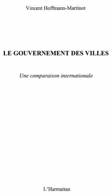 Cover Gouvernement des villes le (eBook, PDF)